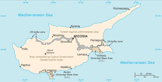 zypern-karte